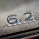 A 6.2 logo in the style of Mercedes original badging on the 300SEL 6.3